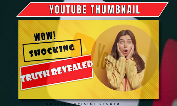design attractive youtube thumbnail