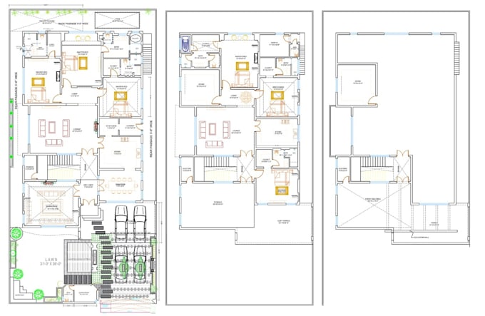 draw your plan into 2d drawings ,elevation