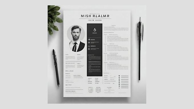 write professional academic resume and CV for graduate, master and phd holder