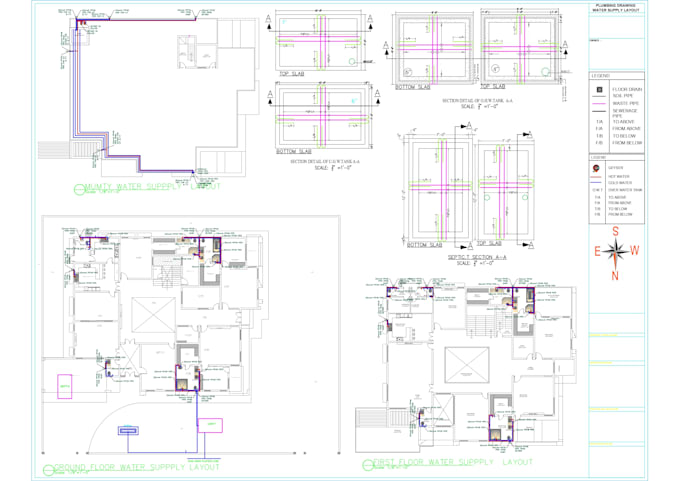 Design architectural, electrical drawings, plumbing and mep drawings by ...