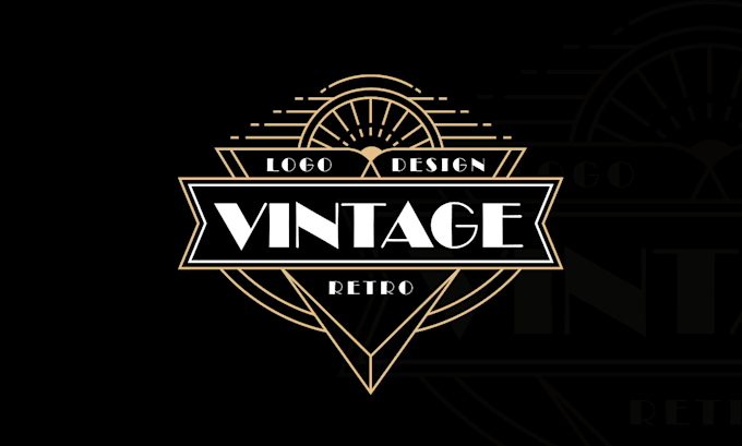 design a vintage retro logo