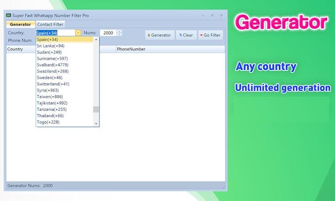 install fast whatsapp numbers filter software on your PC