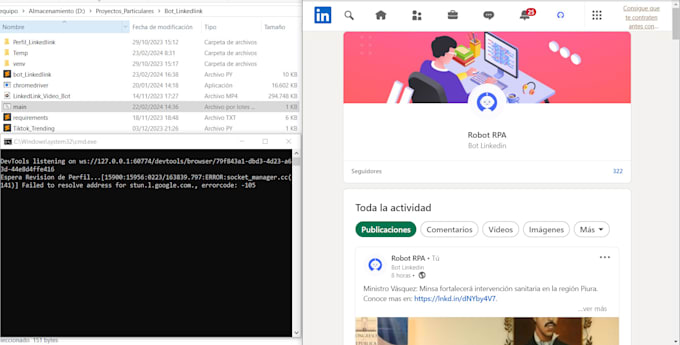 be the developer of rpa bots and webscraping software