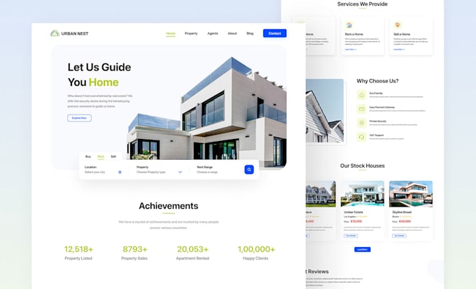 design professional website ui design, mobile app UI UX, and landing page ui ux