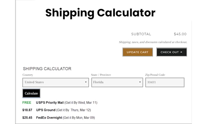 code features and layouts for your shopify store
