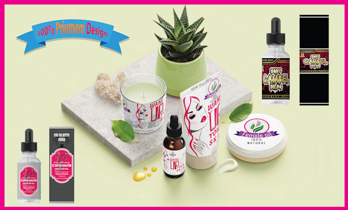 professional product packaging and custom label design