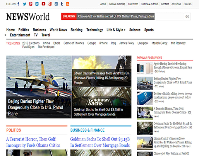 make news portal website