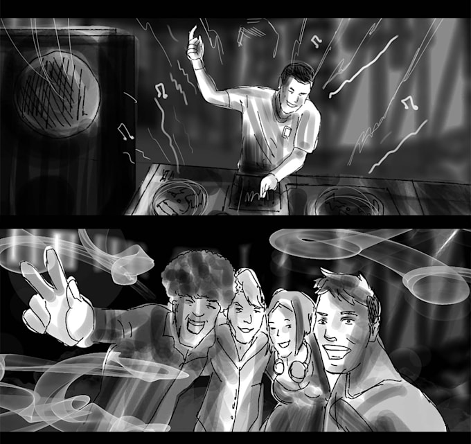 draw you a professional storyboards