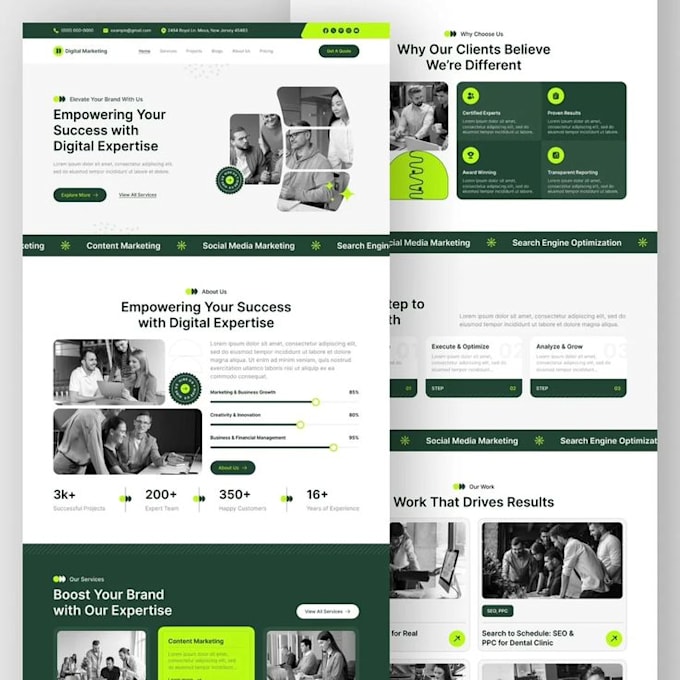 be front end developer in reactjs, nextjs, gsap, ai landing page design