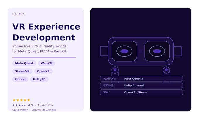 be your ar VR developer