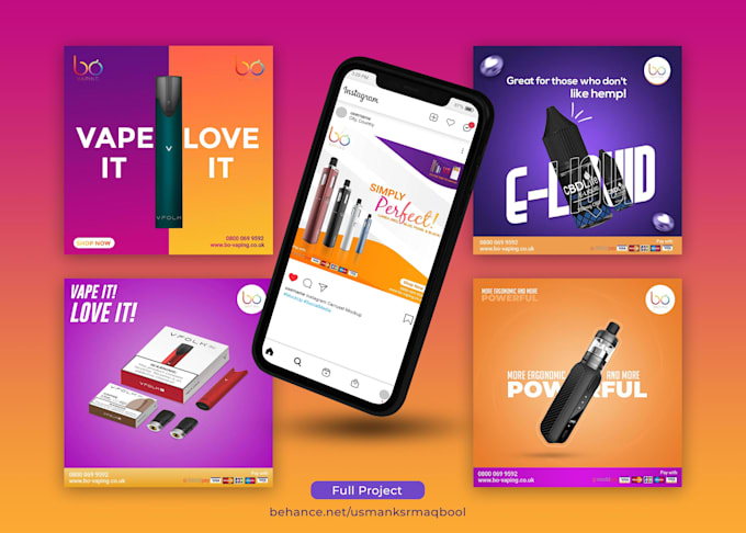 design social media post and meta ad design