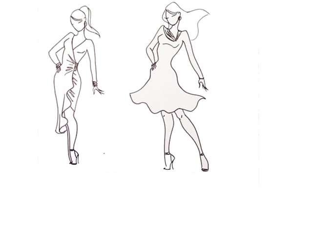 Draw fashion designs by Paloma_mg Fiverr
