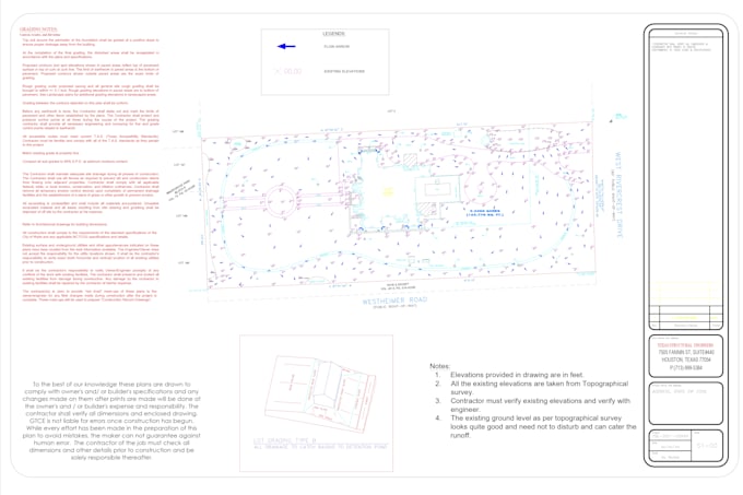 do erosion control, grading drainage, utility design in auto cad and bentley