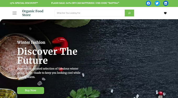 setup wordpres website using woocommerce, online store