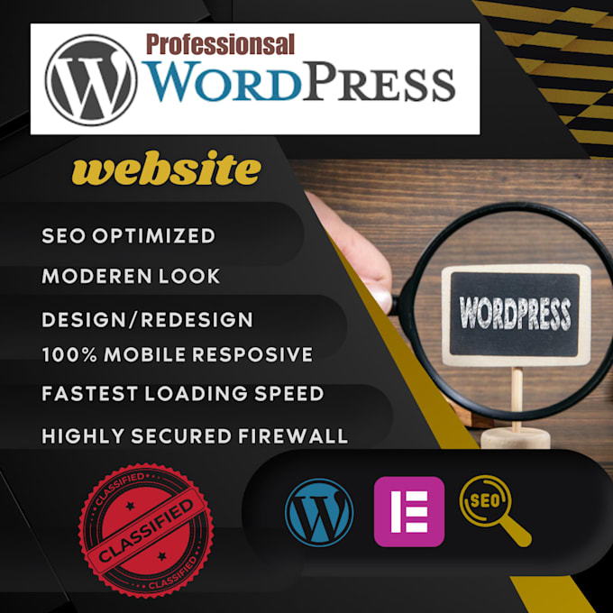 develop a wordpress website with responsive web design