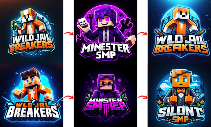 create a custom minecraft server logo and icon
