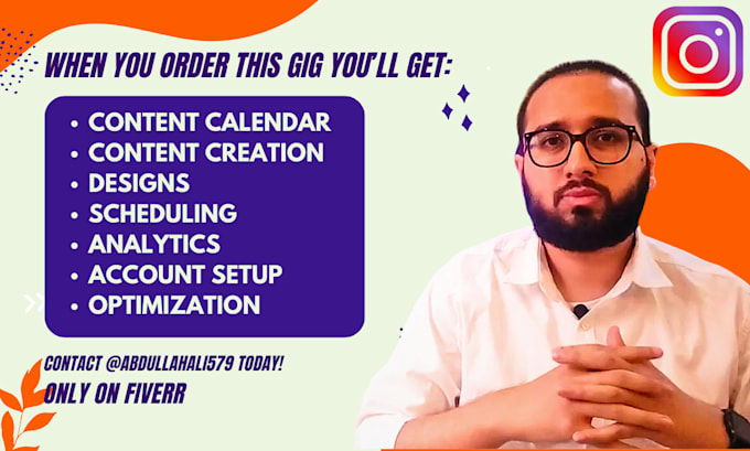be your instagram content creator and manager