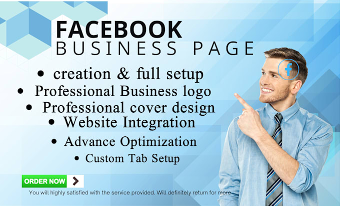 create and complete setup your facebook business page professionally