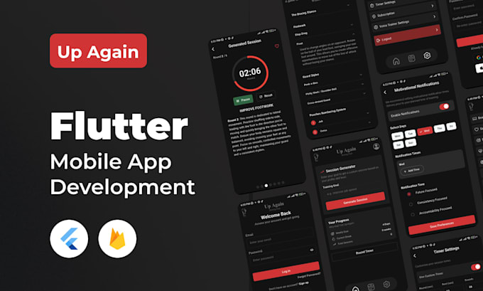 do flutter mobile app development with firebase