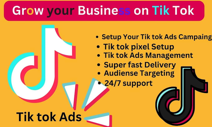 Run tiktok ads campaign, tik tok ads, tiktok advertising by Tarekul ...