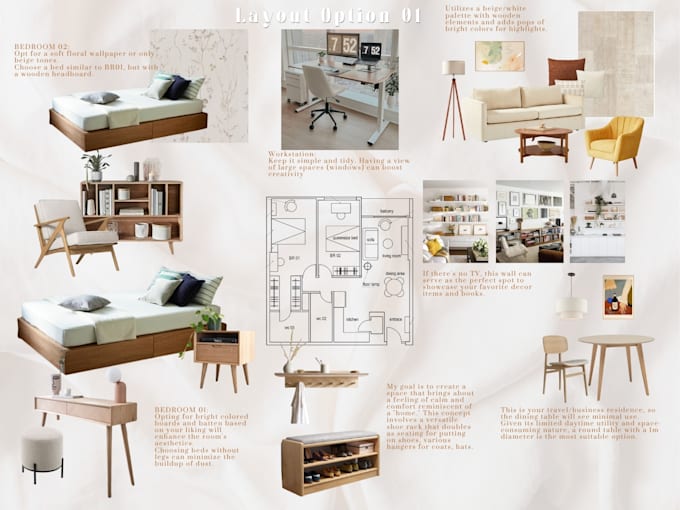 give you advice on interior layout