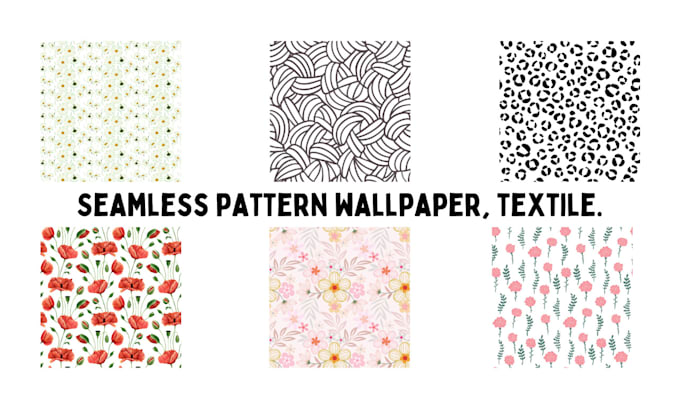 create   seamless patterns for wallpapers , textile