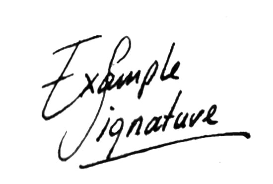 give you nice handwritten signature for you