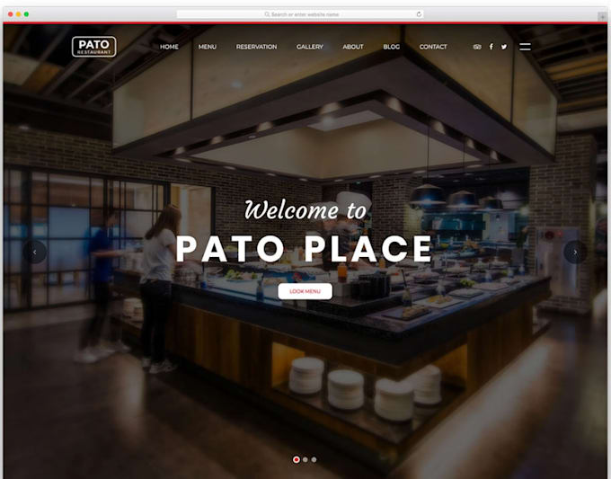 develop a website for your company or startup