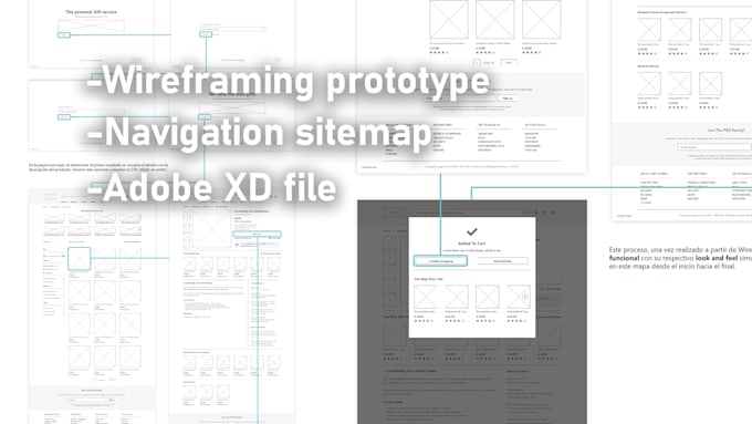 create wireframes for your website or app