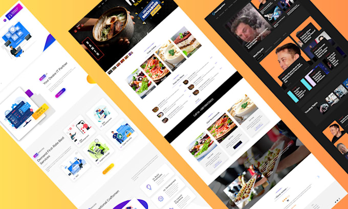 convert clone PSD, figma, wix, HTML, xd, pdf to wordpress by elementor pro