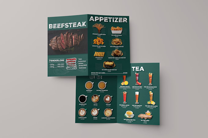 do restaurant menu design, food menu or digital menu