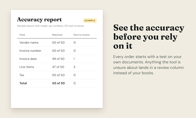 automate invoice and PDF data extraction to excel, sheets or quickbooks