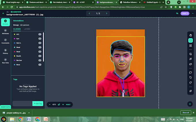 do image annotation, data labeling and bounding box creation
