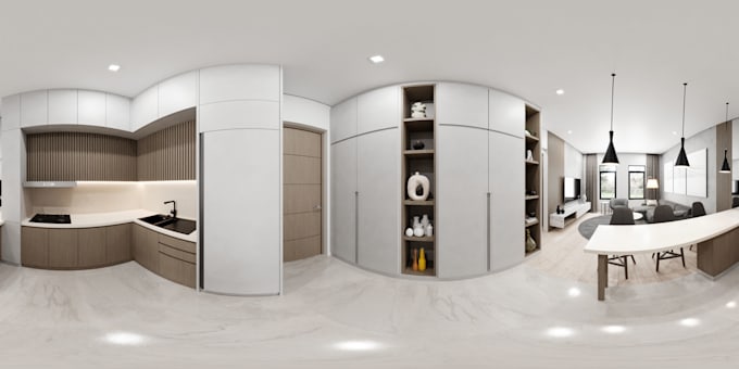 create 360 interior renders for your virtual tour