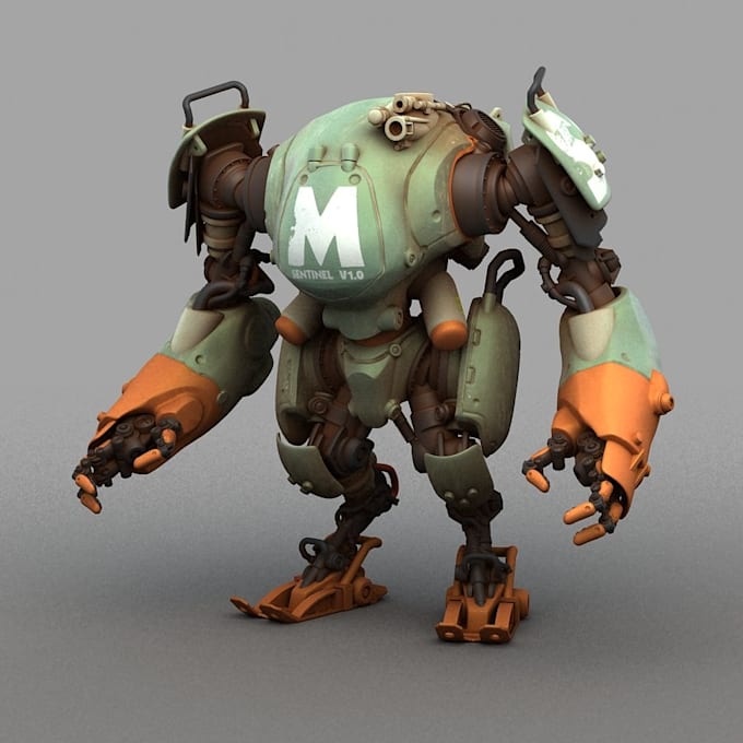 do 3d character design, 3d character video animation, 3d character modeling