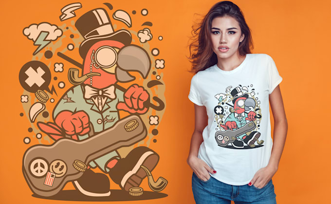 create an amazing and trendy t shirt design