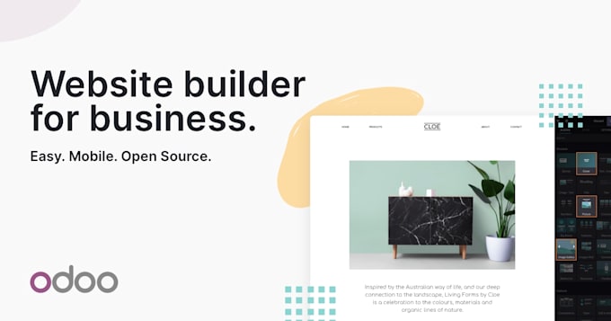 develop odoo website, ecommerce and odoo theme