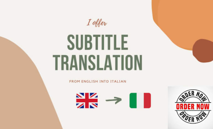 create subtitles from english to french italian and german