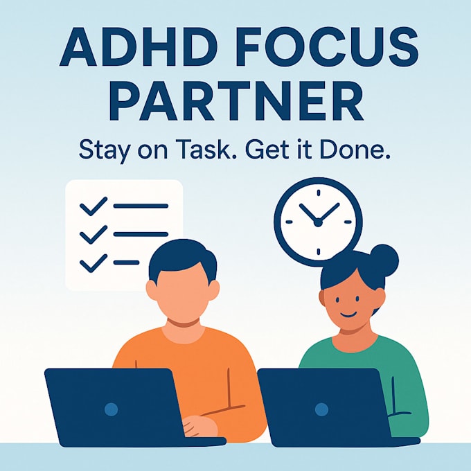 be your adhd body double and accountability partner