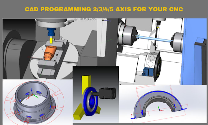 Provide expert 2,3,4,5 axis cam programming for your cnc in solidcam by ...