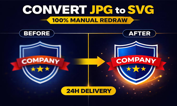 do professional vector tracing and convert image to svg