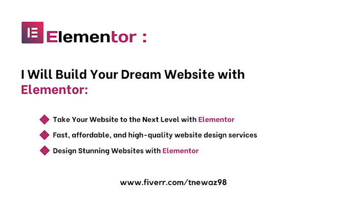 customize wordpress website with elementor