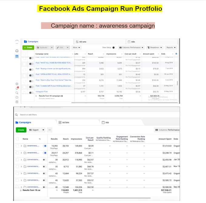 be your facebook and instagram ads campaign manager