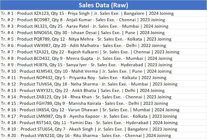 do excel works for diverse fields
