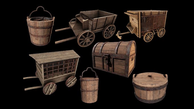 design your 3d medieval house, exterior, interior, render