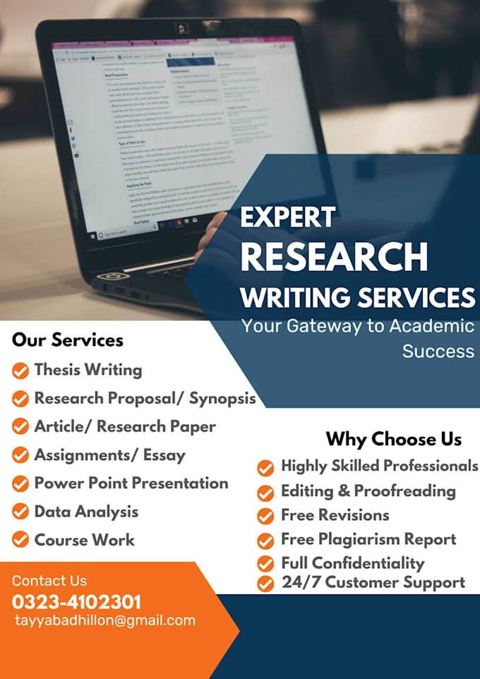 provide expert research writing services