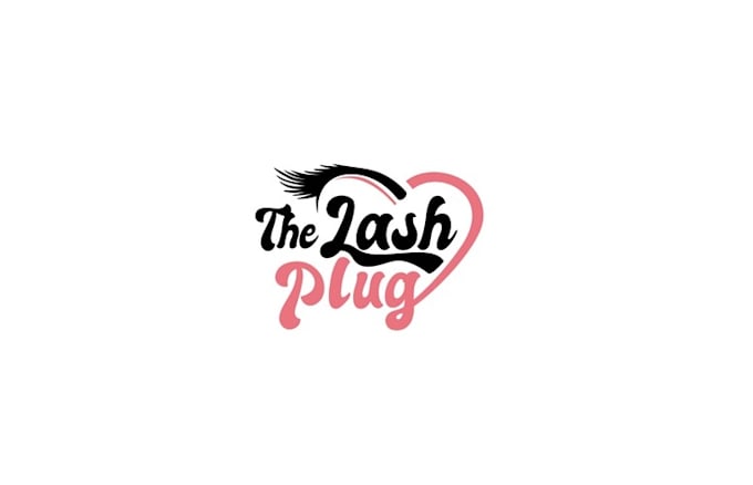design cute beauty eyelash tech logo