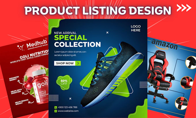 design amazon product infographics and lifestyle photos