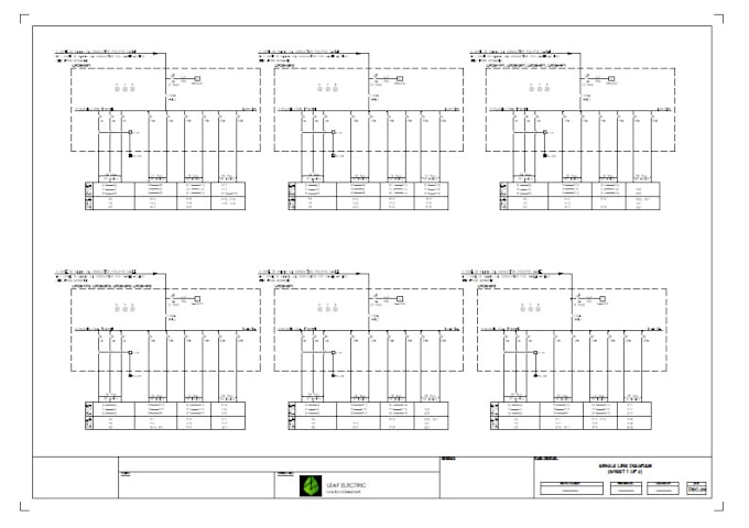 draw electrical wiring drawing, conduit layout, single line diagram on autocad