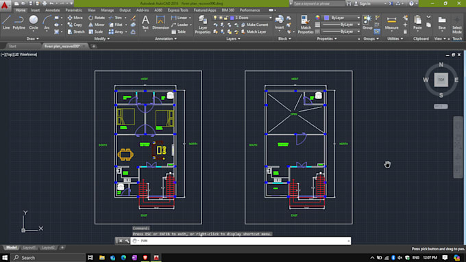 do 2d drafting and vastu planning for your dream home